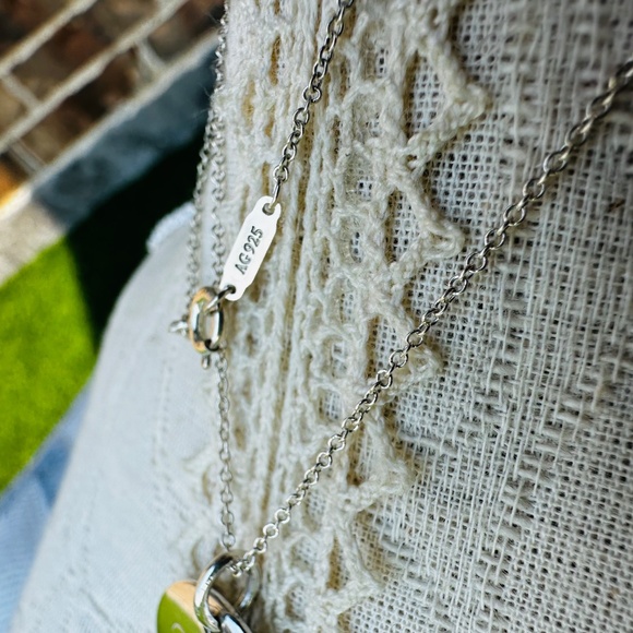 Tiffany & Co Notes Round Disc Charm Necklace in Silver, 18" - Picture 7 of 7